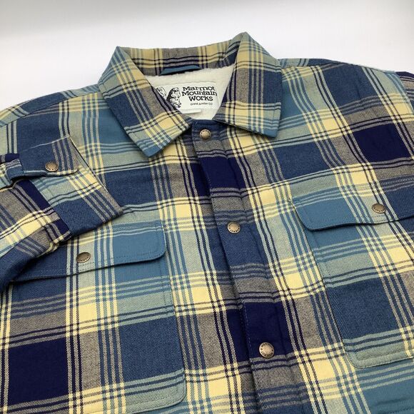 Marmot Mens Moon River Ridgefield Sherpa Shirt Jacket Size‎ XXL NWT - Picture 1 of 15